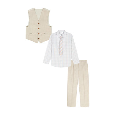 Van Heusen Little & Big Kid Boys 4-pc. Suit Set