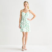 princess dress for graduation Pink A Line One Shoulder Princess Homecoming Dresses PH412 main image 1