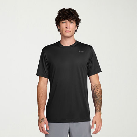 Nike Dri Fit Mens Crew Neck Short Sleeve Quick Dry Active T-Shirt, X-large, Black