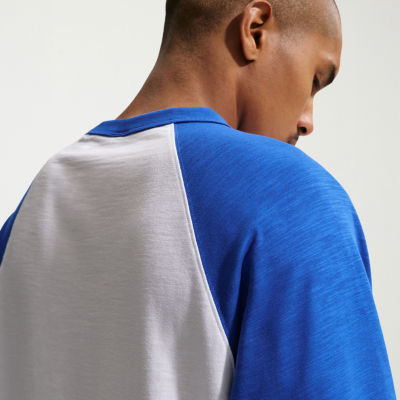 Nike Mens Crew Neck 3/4 Sleeve Active T-Shirt