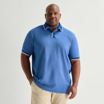 Shaquille O'Neal XLG™ Game On Big and Tall Mens Short Sleeve Polo Shirt
