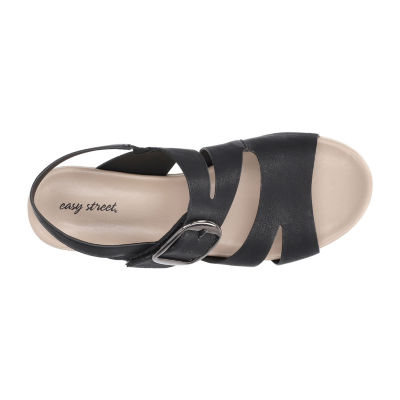 Easy Street Womens Daydream Wedge Sandals