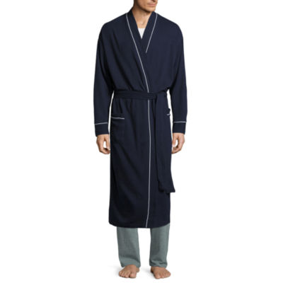 Stafford Waffle One Size Mens Big Long Sleeve Long Length Robe JCPenney