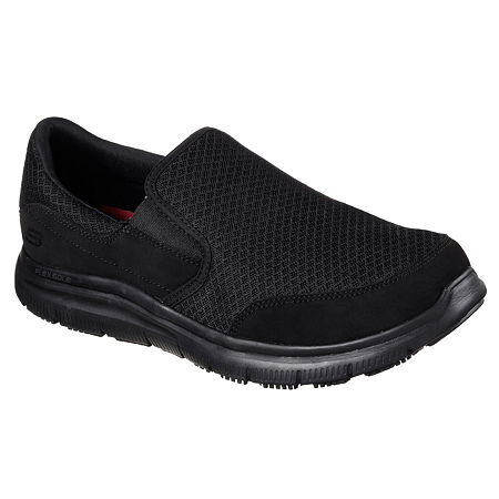  Mens > shoes > Work Shoes-Skechers Mens Mcallen Round Toe Work Shoes