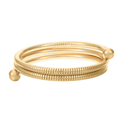 Jewelry Omega Bangle Bracelet, Color Gold Tone JCPenney