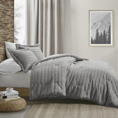 Madison Park Eve Faux Fur 3-pc. Lightweight Comforter Set