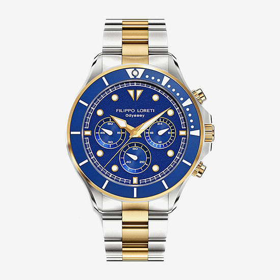 Filippo Loreti Mens Two Tone Stainless Steel Bracelet Watch 00642