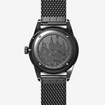 Filippo Loreti Mens Black Stainless Steel Bracelet Watch 40501