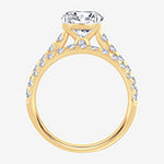 Signature By Modern Bride Womens 2 CT. T.W. Lab Grown White Diamond 14K Gold Round Bridal Set