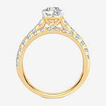 Signature By Modern Bride Womens 2 CT. T.W. Lab Grown White Diamond 14K Gold Pear Bridal Set
