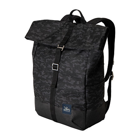 Skyway Rainier Rolltop Backpack, One Size, Black