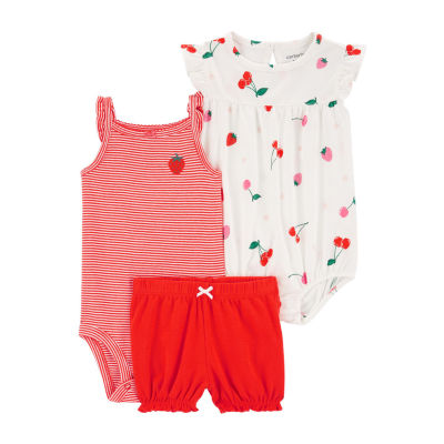 Carter's Baby Girls 3-pc. Short Set