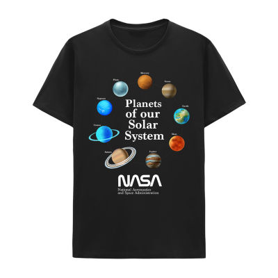 Little & Big Boys Crew Neck Short Sleeve NASA Graphic T-Shirt