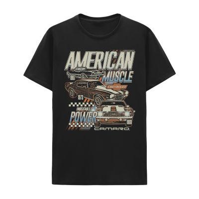 Big Boys Chevrolet Crew Neck Short Sleeve Graphic T-Shirt