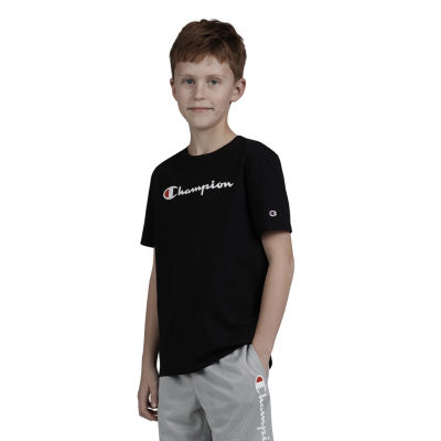 Champion Big Boys Crew Neck Short Sleeve T-Shirt