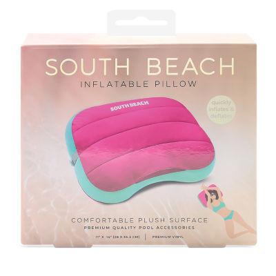 South Beach Inflatable Beach Pillow
