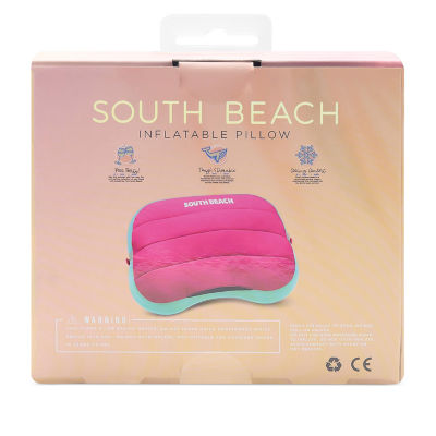 South Beach Inflatable Beach Pillow