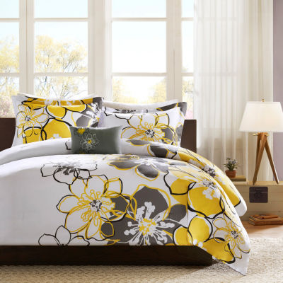 Mi Zone Mackenzie Floral Comforter Set with decorative pillow