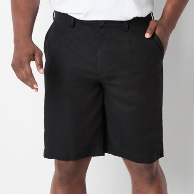 Shaquille O'Neal XLG Mens Big and Tall Linen Blend Short