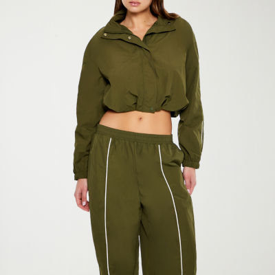 Forever 21 Lightweight Womens Juniors Active Track Jacket