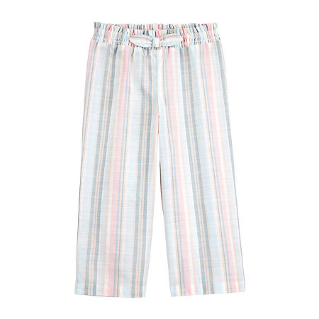 Carter's Toddler Girls Wide Leg Pull-On Pant, 5t, Blue