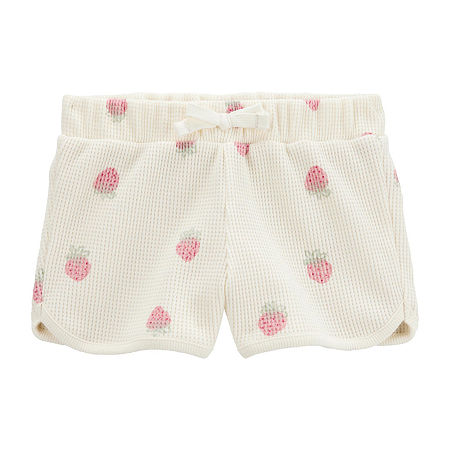 Carter's Toddler Girls Pull-On Short, 5t, White