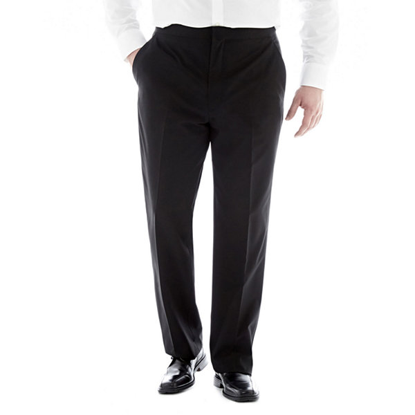 JF J. Ferrar® Flat–Front Tuxedo Pants–Big & Tall