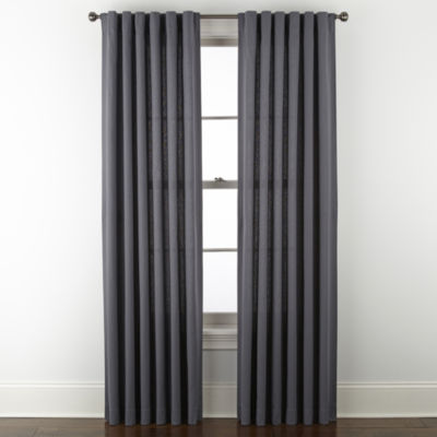 Linden Street Naturals 3-Ways To Hang Rod Pocket Back Tab Light-Filtering Single Curtain Panel