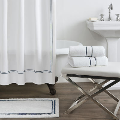 Fieldcrest Luxury Border Stripe Shower Curtain JCPenney