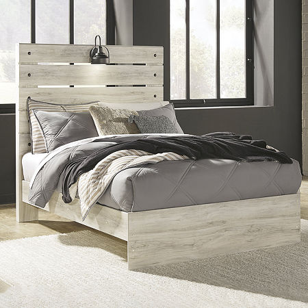 Signature Design By Ashley Cambeck Panel Bed, One Size, White