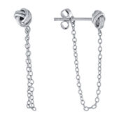 Silver Treasures 14K Gold Over Silver Drop Earrings - JCPenney