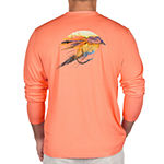 American Outdoorsman Mens Crew Neck Long Sleeve Regular Fit Graphic T-Shirt