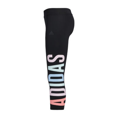 Adidas Big Girls Mid Rise 7/8 Ankle Leggings