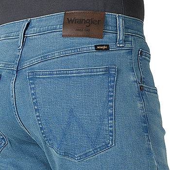 Wrangler® Mens Foundation Stretch Straight Leg Athletic Fit Jean - JCPenney