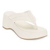 Jcpenney best sale white sandals