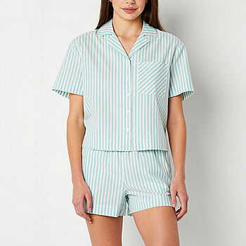 Afwijken Centrum Vervreemding Arizona Body Juniors Short Sleeve 2-pc. Notch Pajama Set - JCPenney