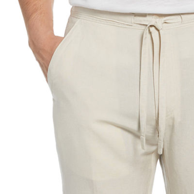 Cubavera 32" Inseam Linen Mens Regular Fit Drawstring Pant