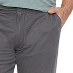 mutual weave Mens Big and Tall Relaxed Fit Flat Front Pant