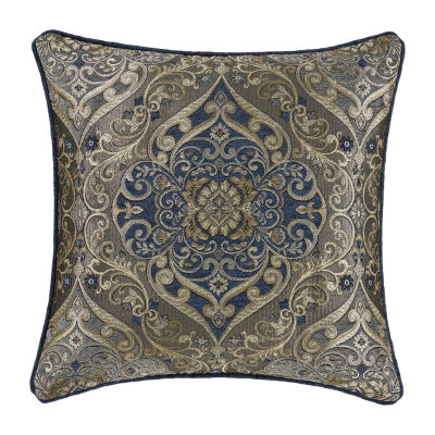 Queen Street Wallace Blue Square Throw Pillows