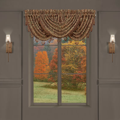 Queen Street Harvena Rod Pocket Waterfall Valance