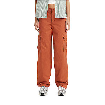Levi's Womens Mid Rise Cinched Cargo Pant, Color: Baked Clay - JCPenney