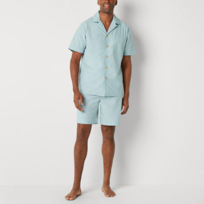 Stafford Mens Short Sleeve 2pc. Shorts Pajama Set JCPenney