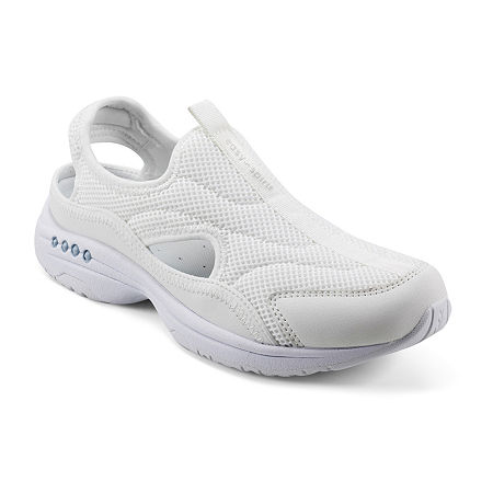 Easy Spirit Trina Womens Bike Closed Toe Slip-On Shoe, 8 Wide, White