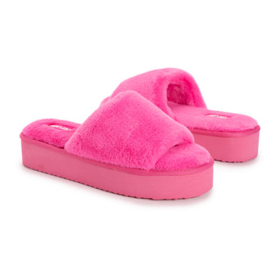 Muk Luks Womens Memory Foam Slip-On Slippers