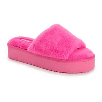 Muk Luks Womens Memory Foam Slip-On Slippers