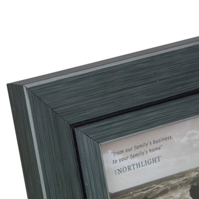 Northlight 4" X 6" Classical Gray & Black Rectangular Tabletop Frame