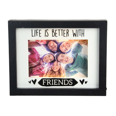 Northlight 4" X 6" Led "Life Is Better With Friends" Matted Lighted Digital Frame