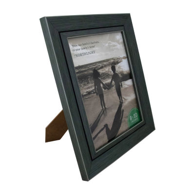 Northlight 8" X 10" Contemporary Gray & Black Rectangular Tabletop Frame