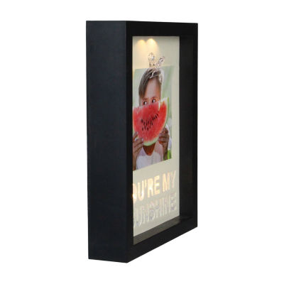 Northlight 4" X 4" Led "You'Re My Sunshine" Frame With Photo Clip