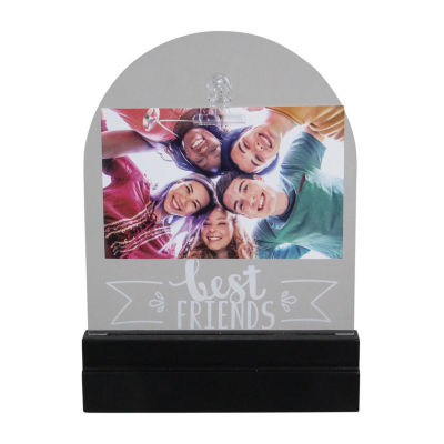 Northlight "4""X 6"" Led Best Friends Frame With" Photo Clip